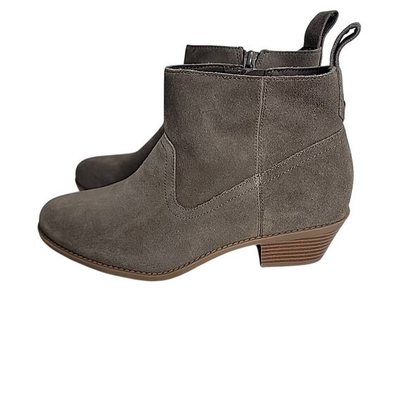 Vionic Water Resistant Suede Ankle Boots - Vera Gray Women's US 8 - Picture 2 of 9